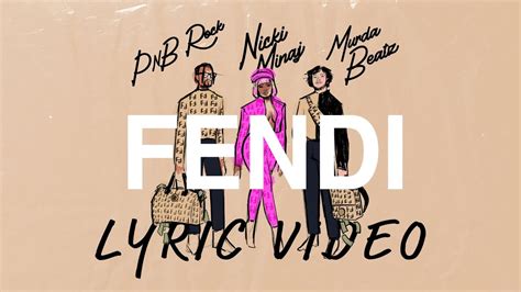 rapper fendi nicki minaj|Fendi Nicki Minaj lyrics.